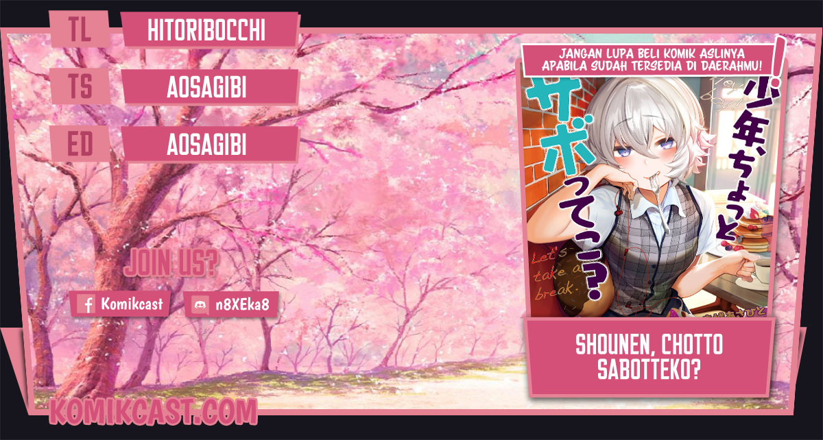 Shounen, Chotto Sabotteko? Chapter 04 Gambar 1
